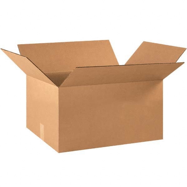 Made in USA - Pack of (25), 15" Wide x 22" Long x 10" High Corrugated Shipping Boxes - Top Tool & Supply