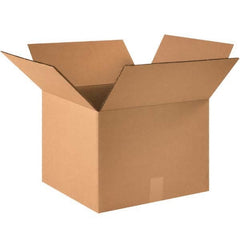 Made in USA - Pack of (15), 15" Wide x 15" Long x 10" High Heavy Duty Corrugated Boxes - Top Tool & Supply