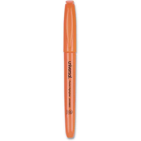 UNIVERSAL - Markers & Paintsticks Type: Highlighters Color: Fluorescent Orange - Top Tool & Supply