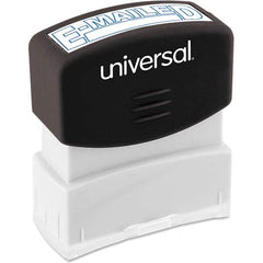 UNIVERSAL - Pre-inked Stock Stamps Type: Message Message: E-MAILED - Top Tool & Supply