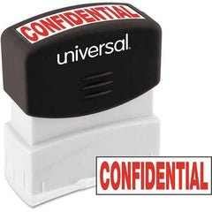 UNIVERSAL - Pre-inked Stock Stamps Type: Message Message: CONFIDENTIAL - Top Tool & Supply