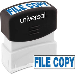 UNIVERSAL - Pre-inked Stock Stamps Type: Message Message: FILE COPY - Top Tool & Supply