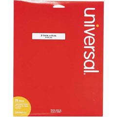 UNIVERSAL - Labels, Ribbons & Tapes Type: File Folder Label Color: White - Top Tool & Supply