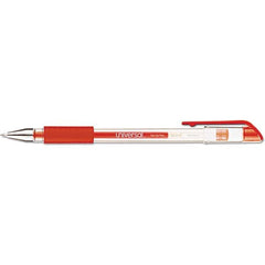 UNIVERSAL - Pens & Pencils Type: Comfort Grip Stick Pen Color: Red - Top Tool & Supply