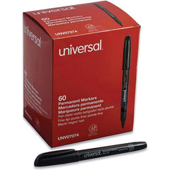 UNIVERSAL - Markers & Paintsticks Type: Permanent Color: Black - Top Tool & Supply