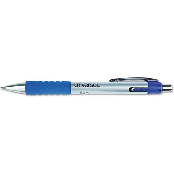 UNIVERSAL - Pens & Pencils Type: Comfort Grip Retractable Pen Color: Blue - Top Tool & Supply