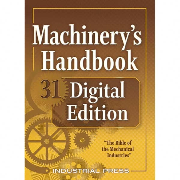 Industrial Press - Reference Manuals & Books Applications: Metalworking Subcategory: Machinery's Handbook - Top Tool & Supply