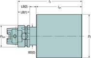 39241050100104250A HSK BLANK - Top Tool & Supply