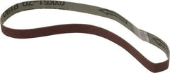 Tru-Maxx - 1/2" Wide x 18" OAL, 180 Grit, Aluminum Oxide Abrasive Belt - Aluminum Oxide, Very Fine, Coated - Top Tool & Supply