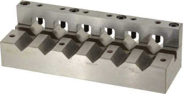 Harig - 1/2" Max Capacity, 90° Angle, V-Block - 6" Long x 2" Wide x 1-3/4" High, Sold as Individual - Top Tool & Supply