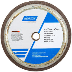 Norton - Tool & Cutter Grinding Wheels Wheel Type: Type 11 Superabrasive Wheel Type Number: B42 - Top Tool & Supply