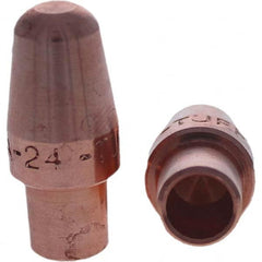 Tuffaloy - Spot Welder Tips For Use With: 4RW Cap Taper Electrode Holder Type: Male Cap A Nose (Pointed) - Top Tool & Supply