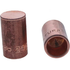 Tuffaloy - Spot Welder Tips For Use With: 4RW Cap Taper Electrode Holder Type: Female Cap C Nose (Flat) - Top Tool & Supply