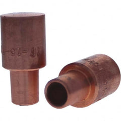 Tuffaloy - Spot Welder Tips For Use With: 5RW Cap Taper Electrode Holder Type: Male Cap F Nose (Radius) - Top Tool & Supply