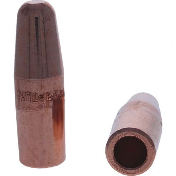 Tuffaloy - Spot Welder Tips For Use With: 5RW Electrode Holder Type: Straight Tip A Nose (Pointed) - Top Tool & Supply