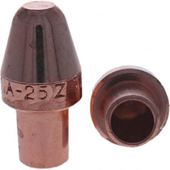 Tuffaloy - Spot Welder Tips For Use With: 5RW Cap Taper Electrode Holder Type: Male Cap A Nose (Pointed) - Top Tool & Supply