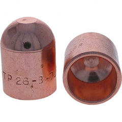 Tuffaloy - Spot Welder Tips For Use With: 6RW Cap Taper Electrode Holder Type: Female Cap B Nose (Dome) - Top Tool & Supply