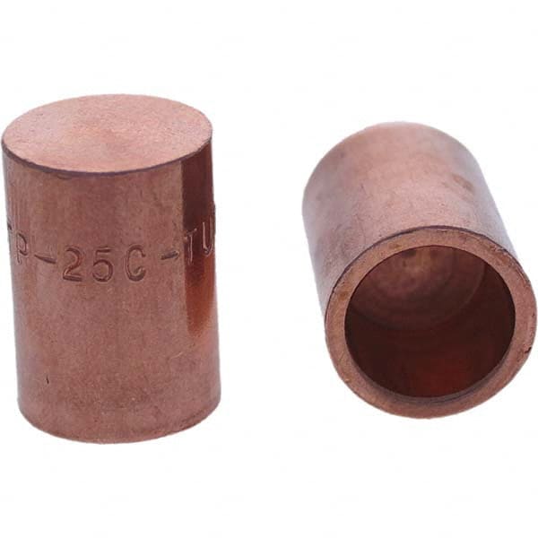 Tuffaloy - Spot Welder Tips For Use With: 5RW Cap Taper Electrode Holder Type: Female Cap C Nose (Flat) - Top Tool & Supply