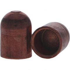 Tuffaloy - Spot Welder Tips For Use With: 5RW Cap Taper Electrode Holder Type: Female Cap B Nose (Dome) - Top Tool & Supply