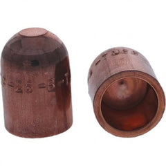 Tuffaloy - Spot Welder Tips For Use With: 5RW Cap Taper Electrode Holder Type: Female Cap B Nose (Dome) - Top Tool & Supply