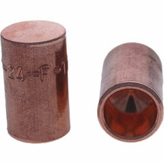 Tuffaloy - Spot Welder Tips For Use With: 4RW Cap Taper Electrode Holder Type: Female Cap F Nose (Radius) - Top Tool & Supply