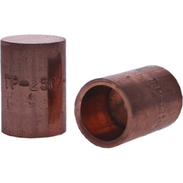 Tuffaloy - Spot Welder Tips For Use With: 5RW Cap Taper Electrode Holder Type: Female Cap C Nose (Flat) - Top Tool & Supply