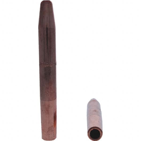 Tuffaloy - Spot Welder Tips For Use With: 4RW Electrode Holder Type: Straight Tip A Nose (Pointed) - Top Tool & Supply