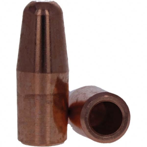 Tuffaloy - Spot Welder Tips For Use With: 4RW Electrode Holder Type: Straight Tip A Nose (Pointed) - Top Tool & Supply