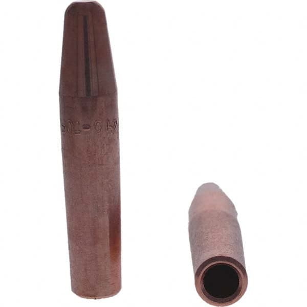 Tuffaloy - Spot Welder Tips For Use With: 4RW Electrode Holder Type: Straight Tip A Nose (Pointed) - Top Tool & Supply