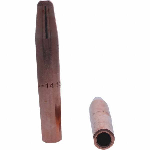 Tuffaloy - Spot Welder Tips For Use With: 4RW Electrode Holder Type: Straight Tip A Nose (Pointed) - Top Tool & Supply