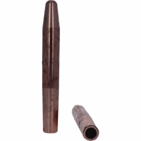 Tuffaloy - Spot Welder Tips For Use With: 4RW Electrode Holder Type: Straight Tip A Nose (Pointed) - Top Tool & Supply