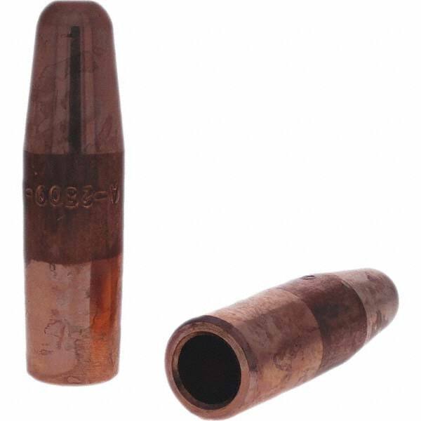 Tuffaloy - Spot Welder Tips For Use With: 6RW Electrode Holder Type: Straight Tip A Nose (Pointed) - Top Tool & Supply