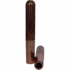 Tuffaloy - Spot Welder Tips For Use With: 4RW Electrode Holder Type: Straight Tip B Nose (Dome) - Top Tool & Supply