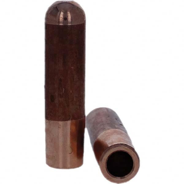 Tuffaloy - Spot Welder Tips For Use With: 5RW Electrode Holder Type: Straight Tip B Nose (Dome) - Top Tool & Supply