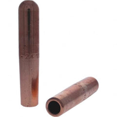 Tuffaloy - Spot Welder Tips For Use With: 6RW Electrode Holder Type: Straight Tip B Nose (Dome) - Top Tool & Supply