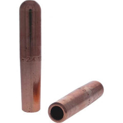 Tuffaloy - Spot Welder Tips For Use With: 4RW Electrode Holder Type: Straight Tip B Nose (Dome) - Top Tool & Supply