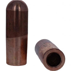 Tuffaloy - Spot Welder Tips For Use With: 7RW Electrode Holder Type: Straight Tip B Nose (Dome) - Top Tool & Supply