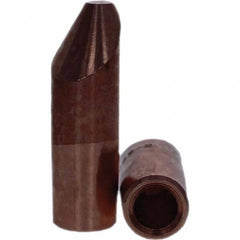 Tuffaloy - Spot Welder Tips For Use With: 5RW Electrode Holder Type: Straight Tip D Nose (Offset) - Top Tool & Supply