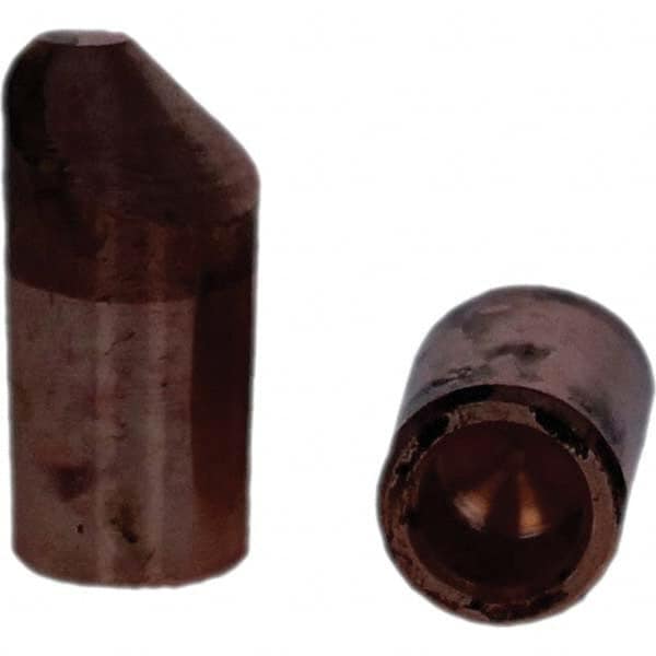 Tuffaloy - Spot Welder Tips For Use With: 5RW Electrode Holder Type: Straight Tip D Nose (Offset) - Top Tool & Supply