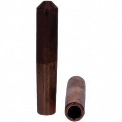 Tuffaloy - Spot Welder Tips For Use With: 4RW Electrode Holder Type: Straight Tip E Nose (Truncated) - Top Tool & Supply