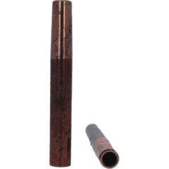 Tuffaloy - Spot Welder Tips For Use With: 4RW Electrode Holder Type: Straight Tip F Nose (Radius) - Top Tool & Supply