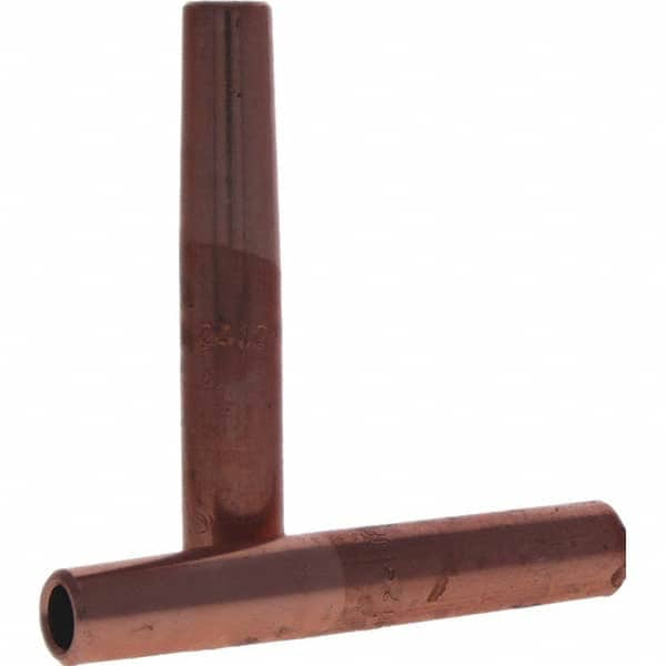 Tuffaloy - Spot Welder Tips For Use With: 4RW Electrode Holder Type: Straight Tip F Nose (Radius) - Top Tool & Supply