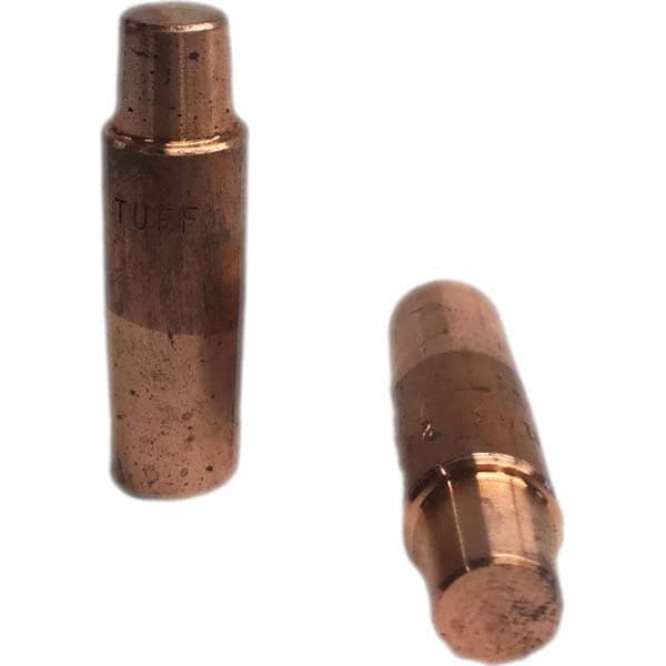 Tuffaloy - Spot Welder Tips For Use With: 5RW Electrode Holder Type: Straight Shank for 5RW Female Cap - Top Tool & Supply