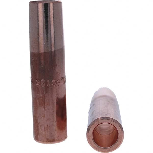 Tuffaloy - Spot Welder Tips For Use With: 5RW Electrode Holder Type: Straight Shank for 5RW Male Cap - Top Tool & Supply