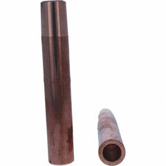 Tuffaloy - Spot Welder Tips For Use With: 5RW Electrode Holder Type: Straight Shank for 5RW Male Cap - Top Tool & Supply