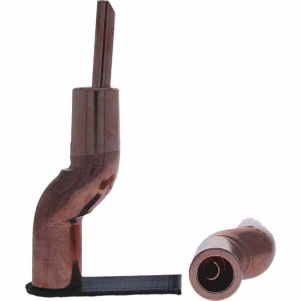 Tuffaloy - Spot Welder Tips For Use With: 5RW Electrode Holder Type: Bent Shank for 5RW Male Cap - Top Tool & Supply