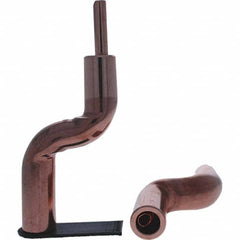 Tuffaloy - Spot Welder Tips For Use With: 5RW Electrode Holder Type: Bent Shank for 5RW Male Cap - Top Tool & Supply