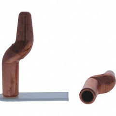 Tuffaloy - Spot Welder Tips For Use With: 4RW Electrode Holder Type: Double Bend Tip A Nose (Pointed) - Top Tool & Supply