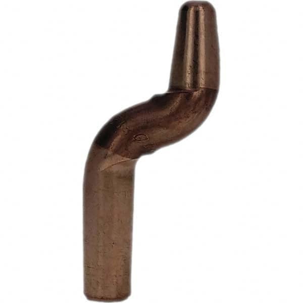 Tuffaloy - Spot Welder Tips For Use With: 4RW Electrode Holder Type: Double Bend Tip A Nose (Pointed) - Top Tool & Supply