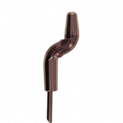 Tuffaloy - Spot Welder Tips For Use With: 4RW Electrode Holder Type: Double Bend Tip A Nose (Pointed) - Top Tool & Supply